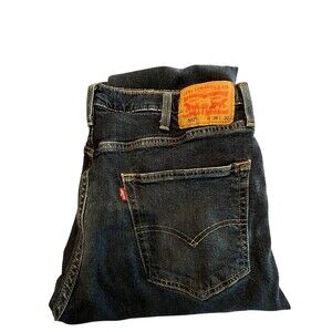 Levi Strauss 502 Jeans Taper Fit Mens Tag Size 38x32 Blue